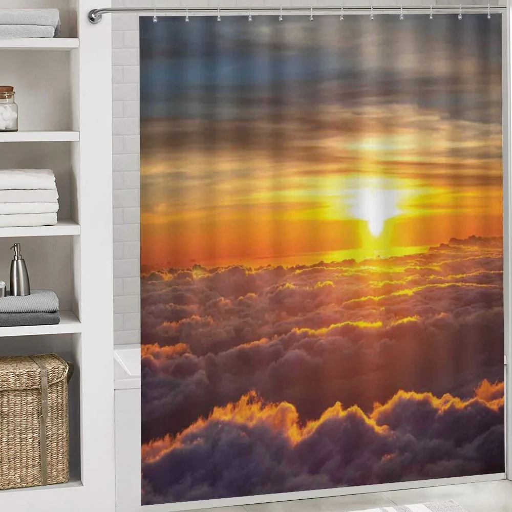 Sunset Scene on Clouds — Detail 4