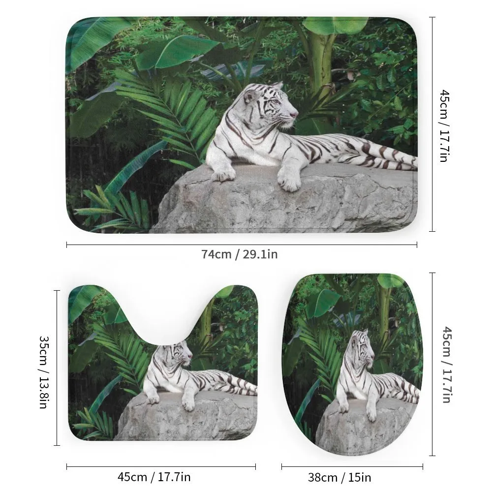 White Tiger in Jungle — Detail 1