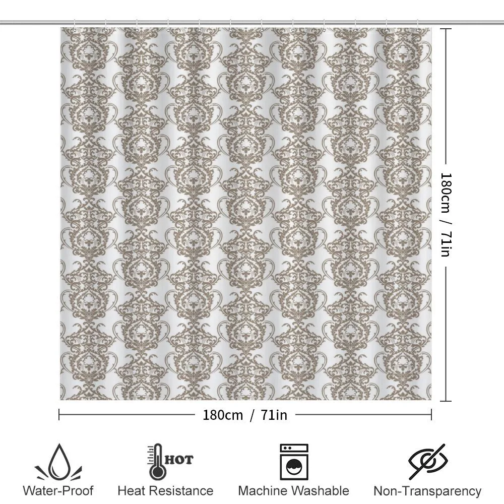Baroque Lily Damask Old — Detail 2
