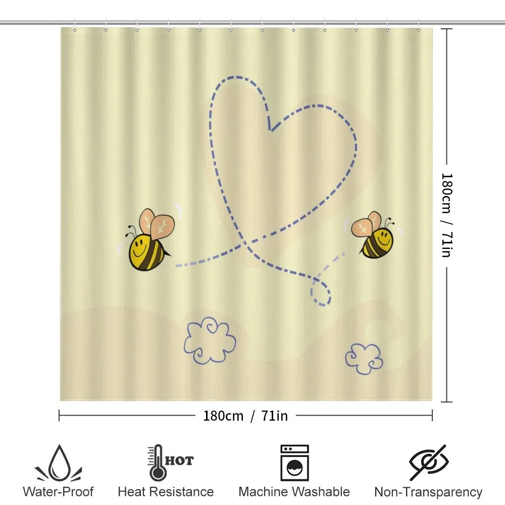 Buzzing Flies Heart Shape — Detail 2