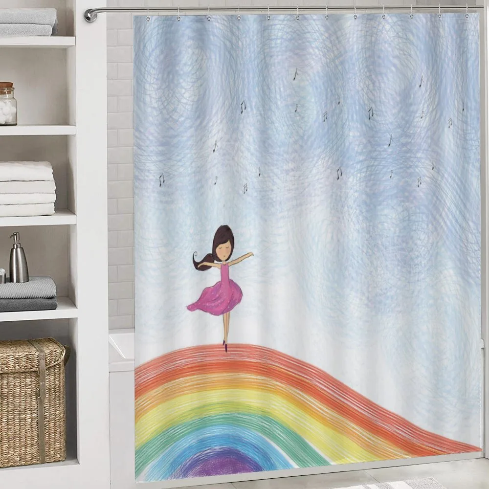 Girl Dances on Rainbow — Detail 4