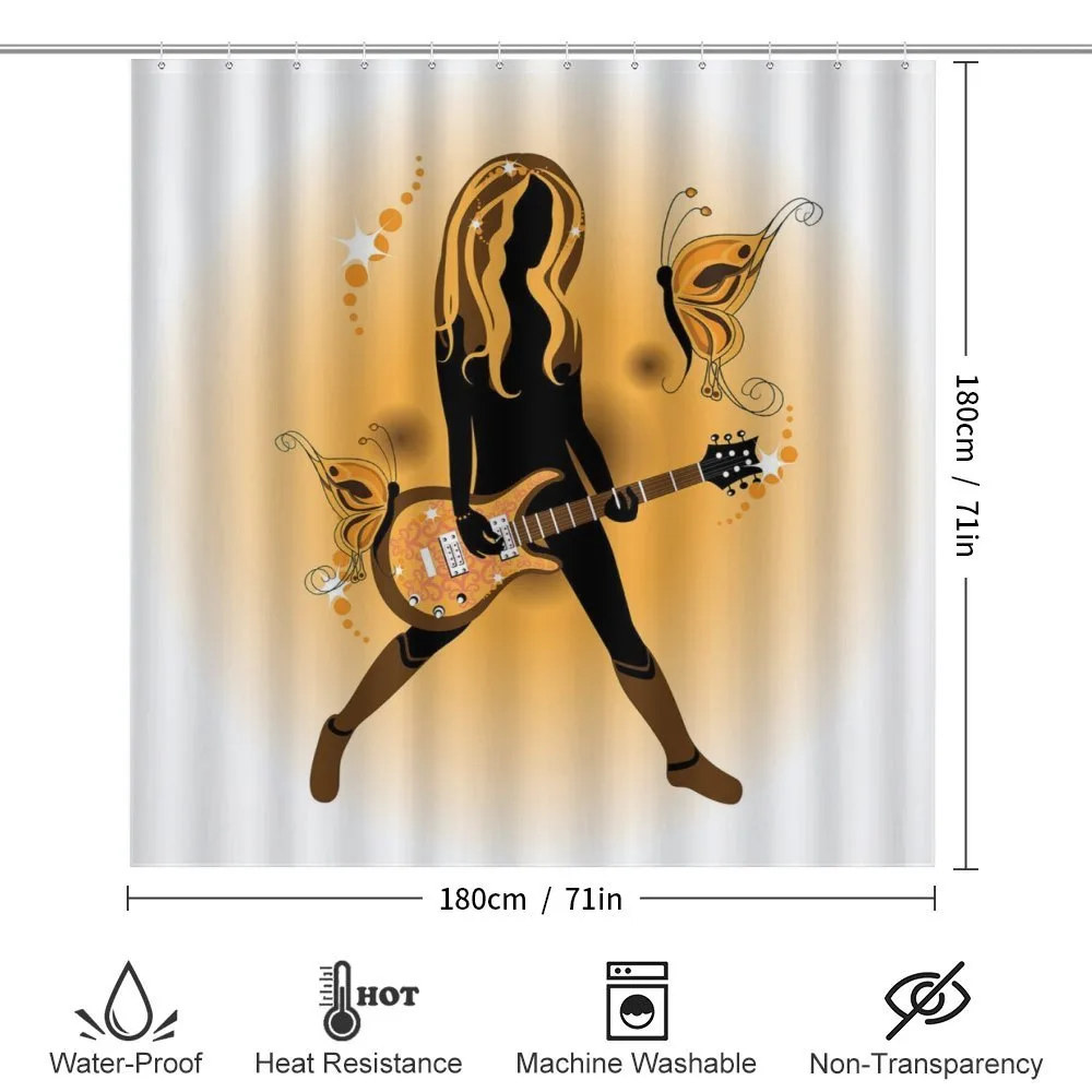 Girl Hair Guitar — Detail 2
