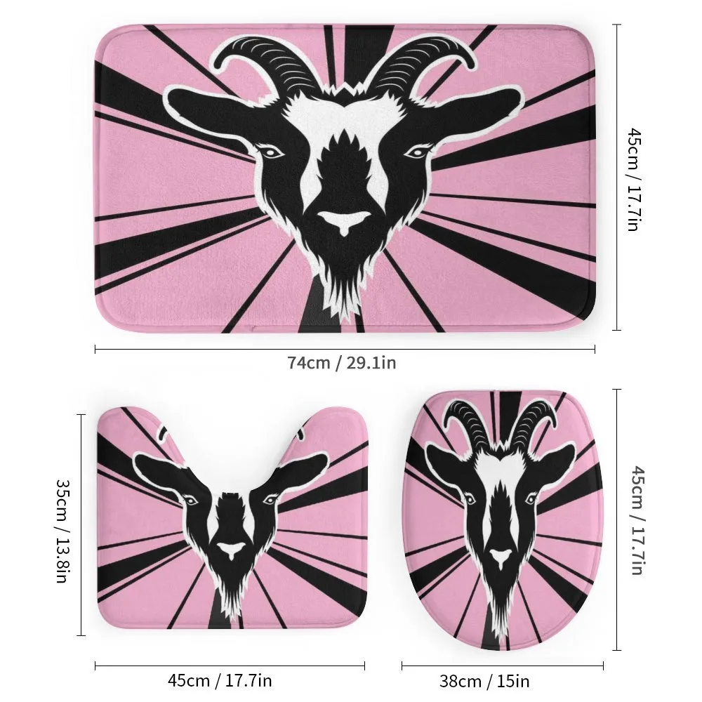 Graphic Goat Head Artwork — Detail 1