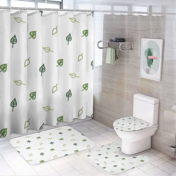 Modern and Minimalistic on a shower curtain