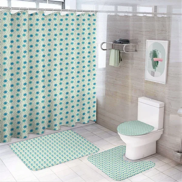 Nostalgic Flower on a shower curtain