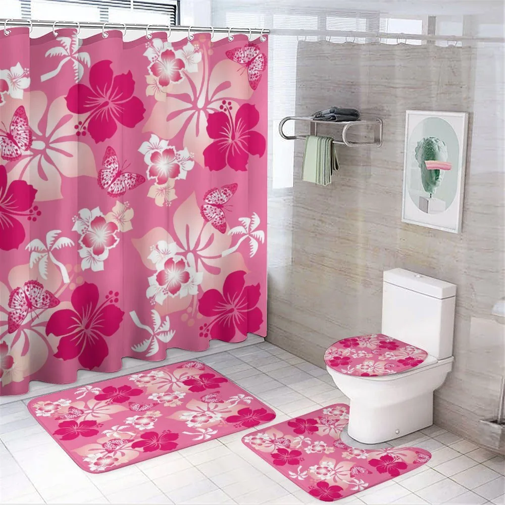 Pink Hibiscus Butterflies — Your design