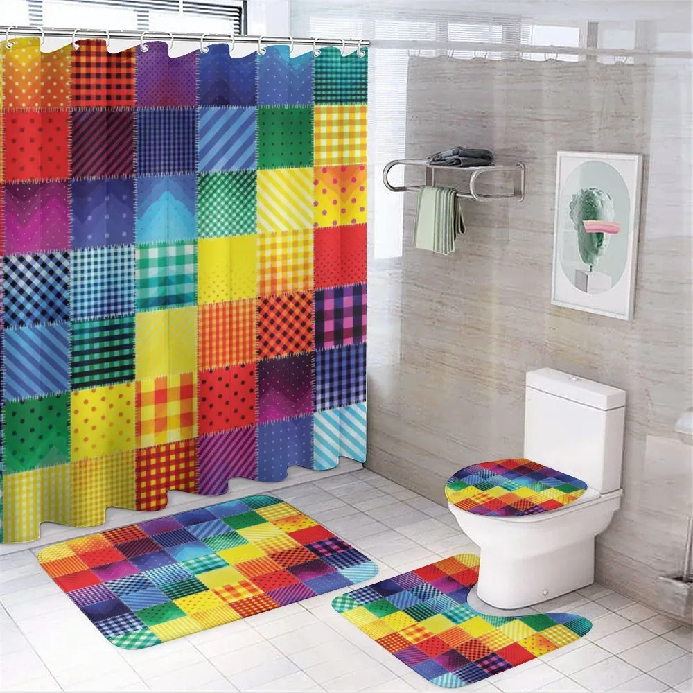 Rainbow Retro Patchwork — Your design