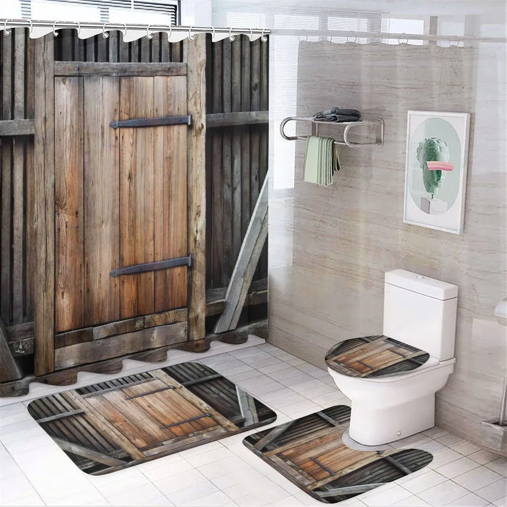 Rustic Rural Wood Door — Your design