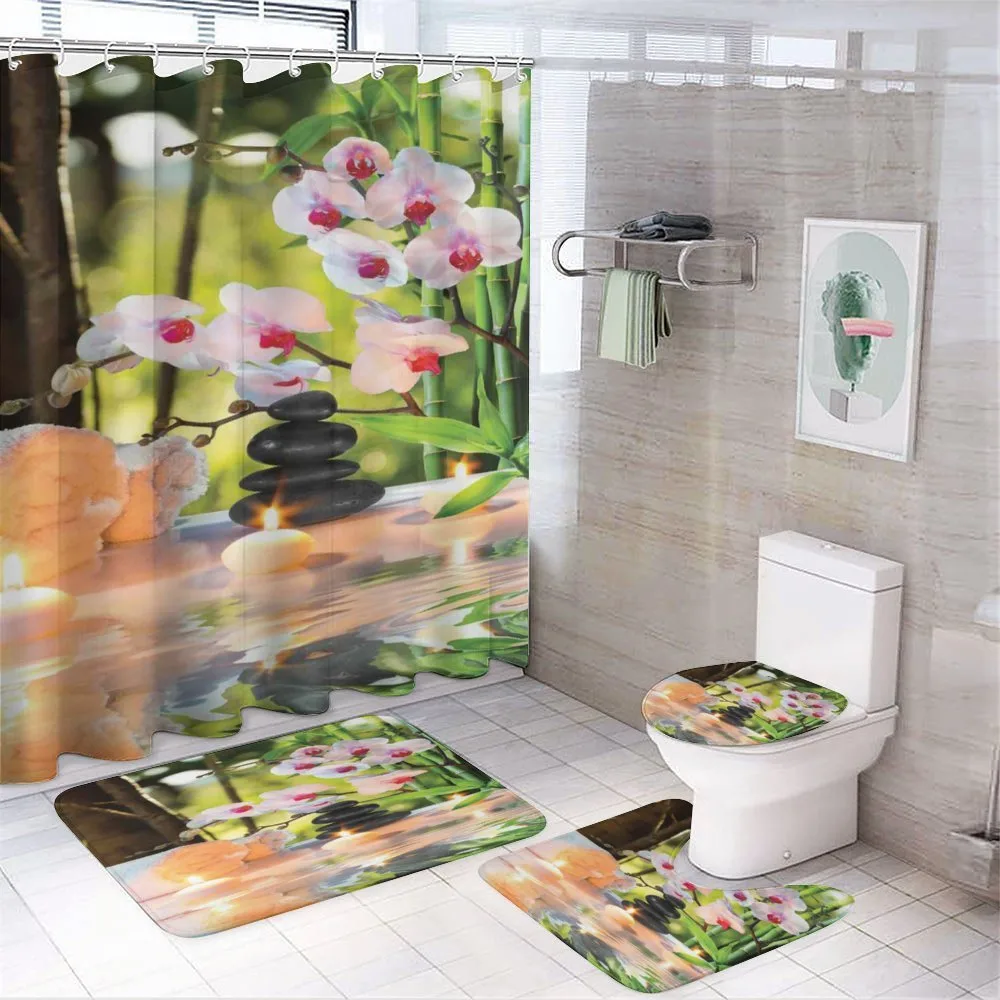 Spa with Candles Orchids — Your design