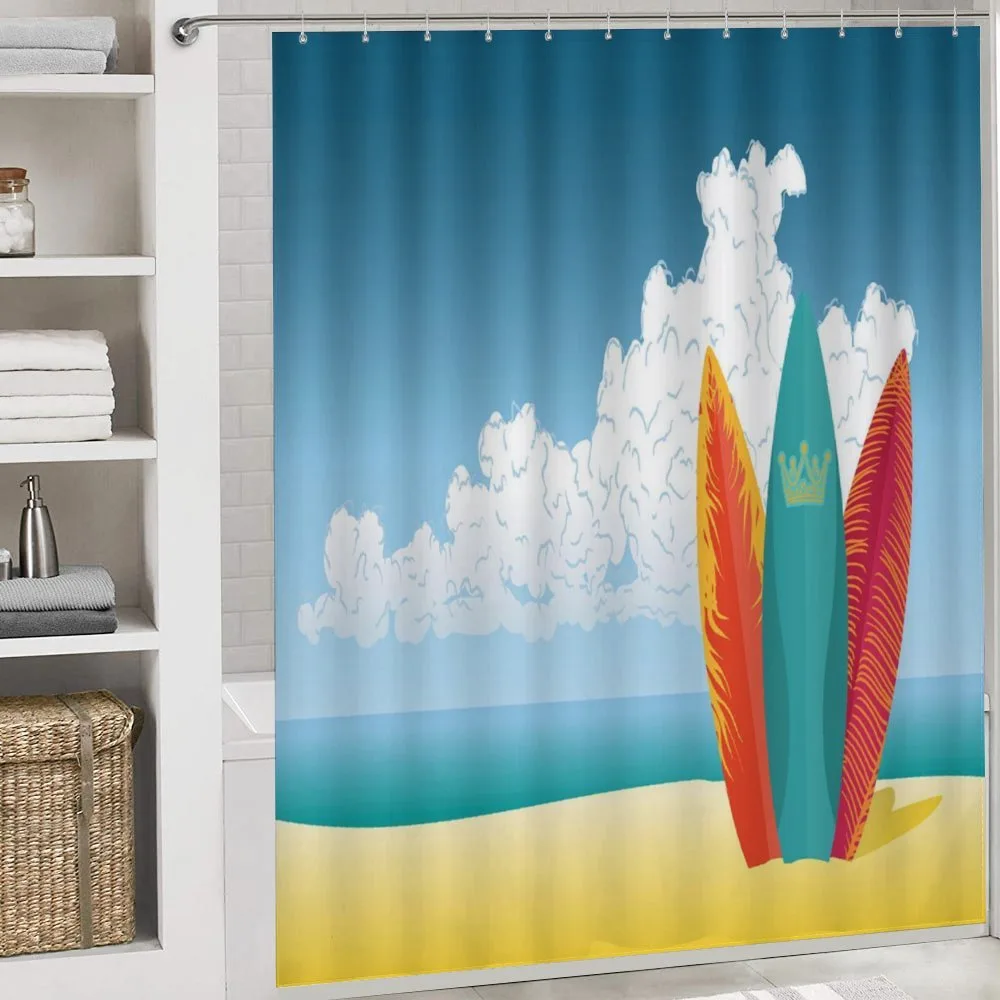 Surfboards on Coast — Detail 4