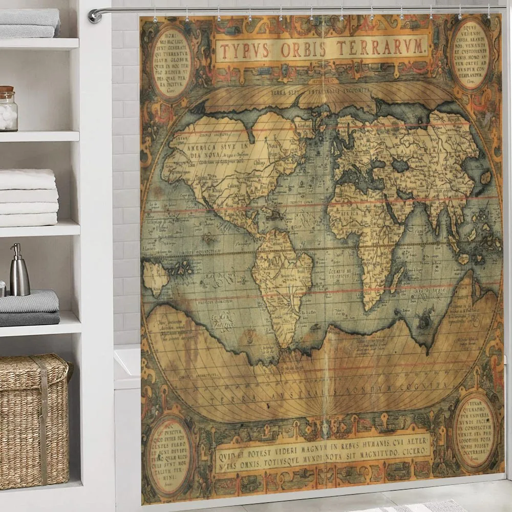 Vintage Atlas Old Chart — Detail 4