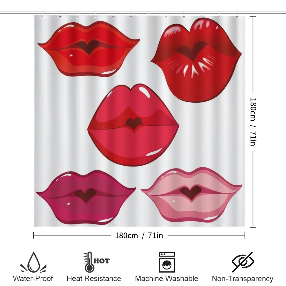 Woman Lips Kiss Affection Art — Detail 2
