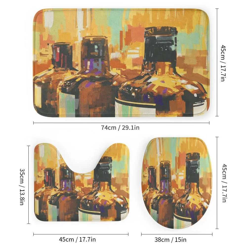 Bottles Brushstrokes Art — Detail 1