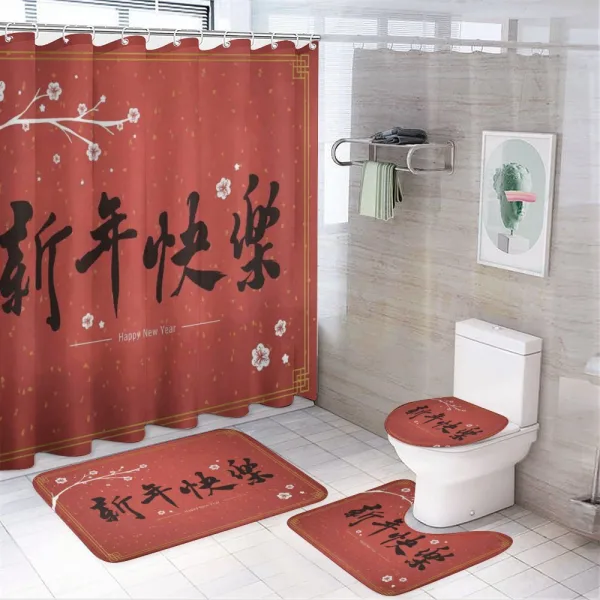 Cherry Branch on a shower curtain