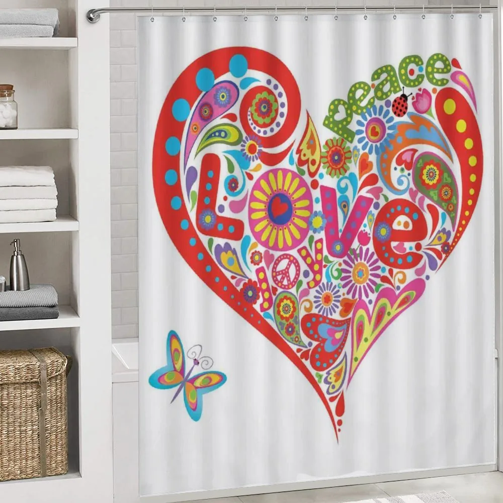 Colorful Peace Heart — Detail 4