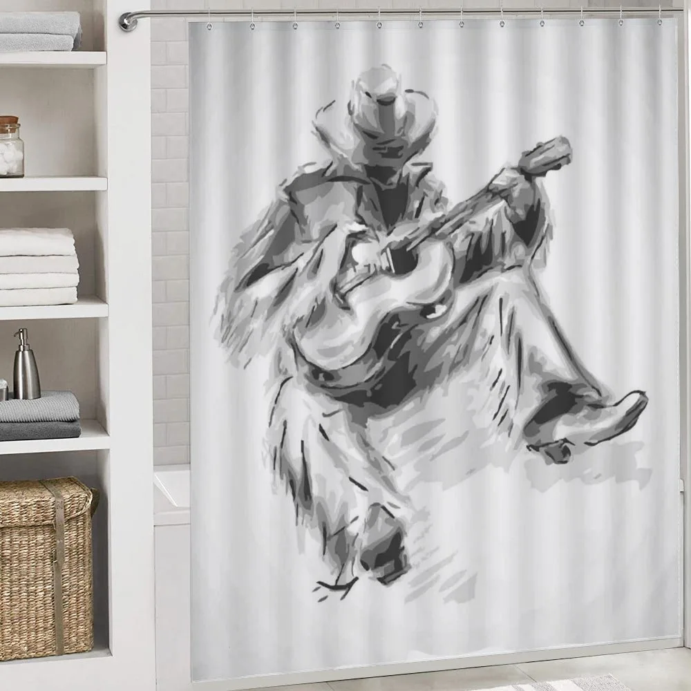 Cowboy and Guitar Eastern — Detail 4