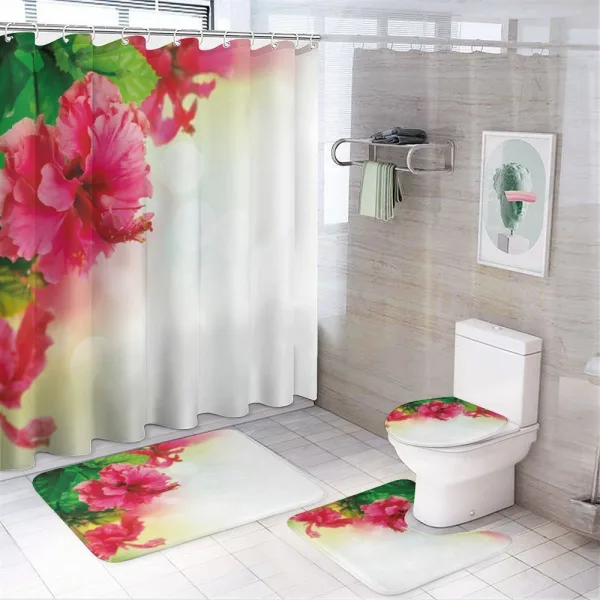 Fragrance Blossoms Garden on a shower curtain