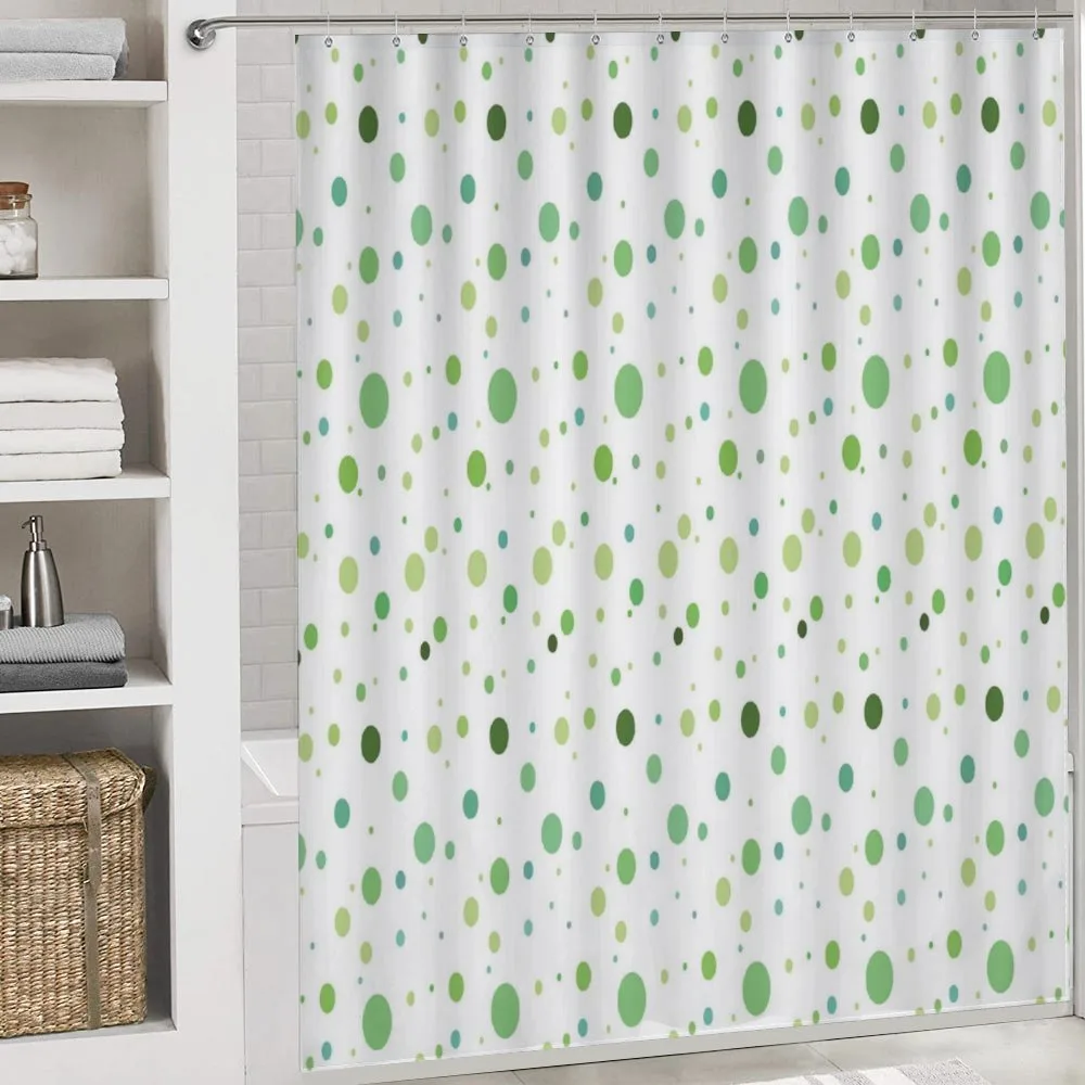 Green Toned Polka Dots — Detail 4
