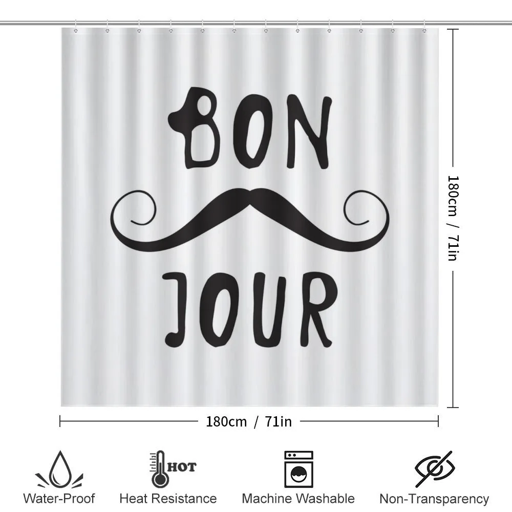 Manly Mustache and Bonjour — Detail 2