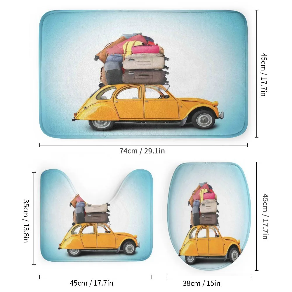 Old Car with Luggage — Detail 1