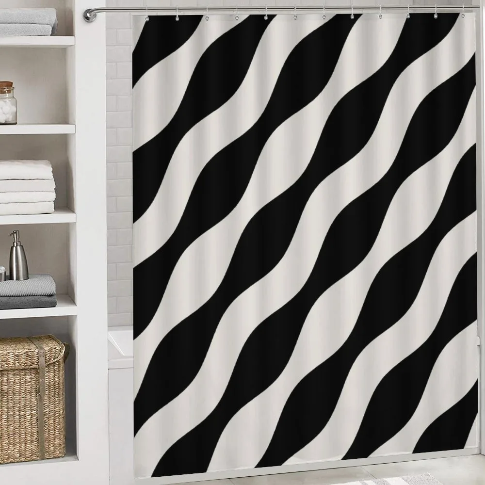 Retro Art Wavy Lines Pattern — Detail 4