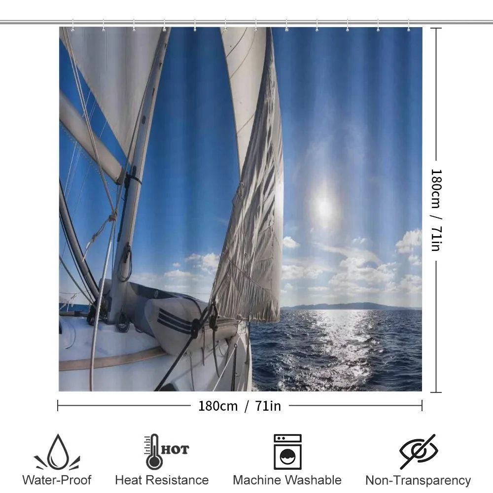 Sailing Boat in Sea — Detail 2
