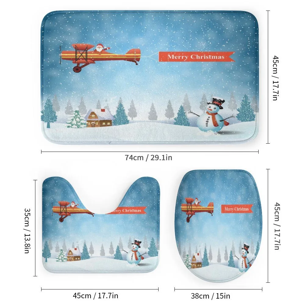 Santa Plane Snowman — Detail 1
