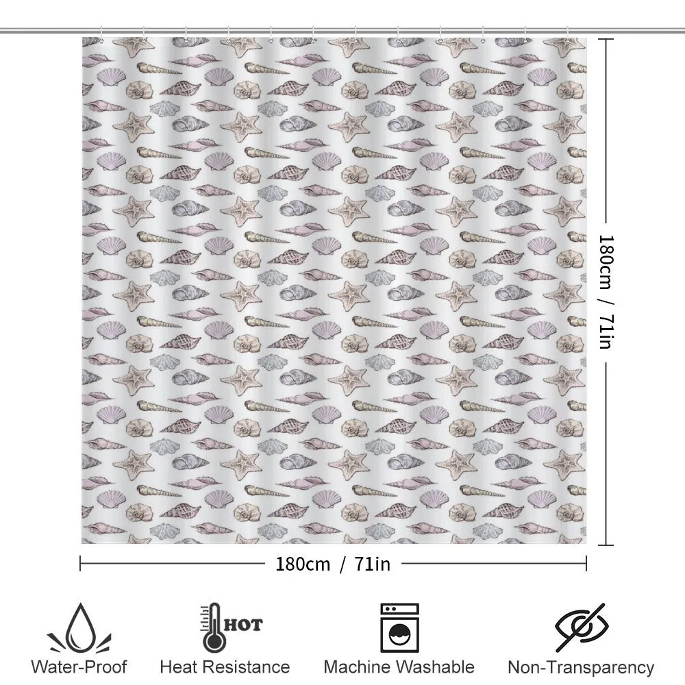 Seashell Sketches Pattern — Detail 2