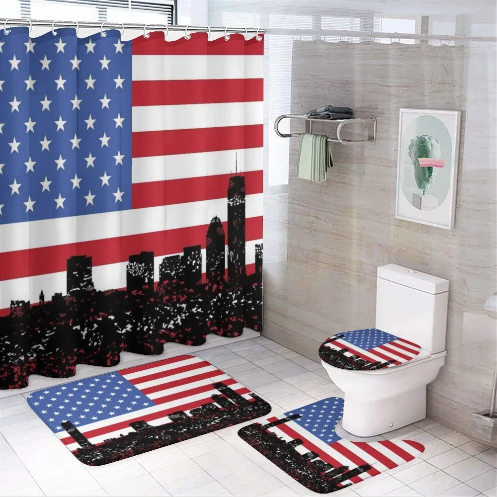 Skyline and US Flag — Your design