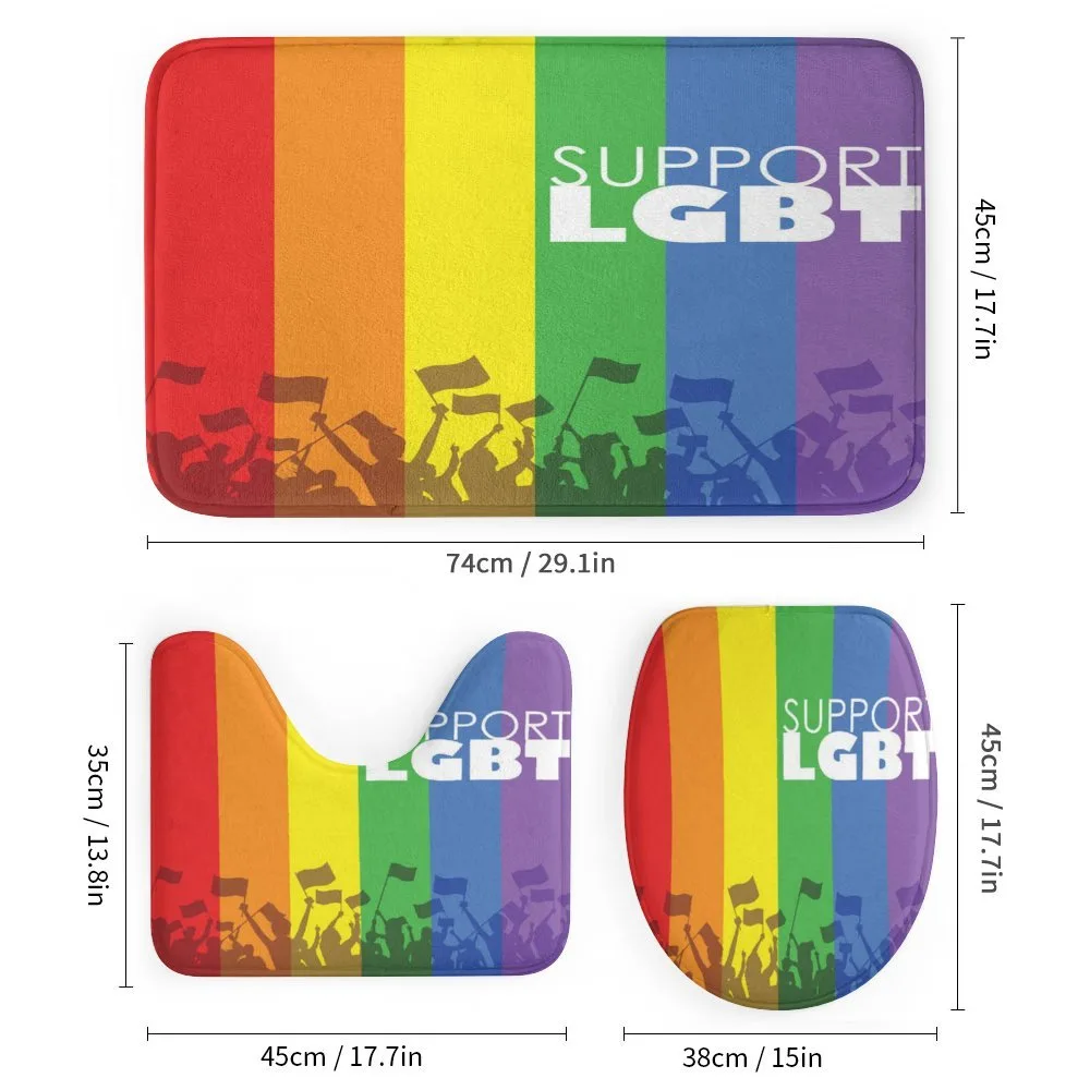 Support LGBT Celebration Flag — Detail 1