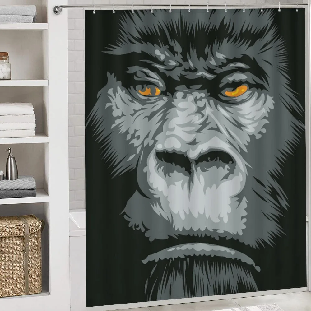 Wild Gorilla Orange Eyes — Detail 4