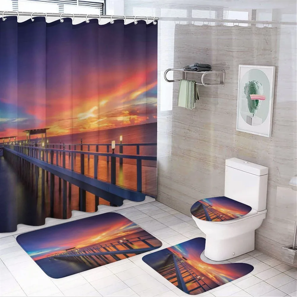 Wooden Bridge on Sea — Your design