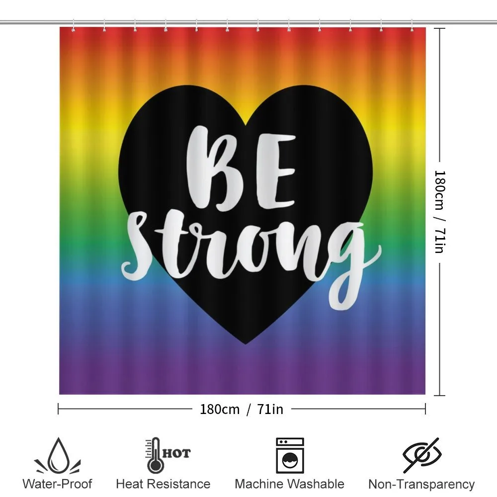 Be Strong Slogan Heart — Detail 2
