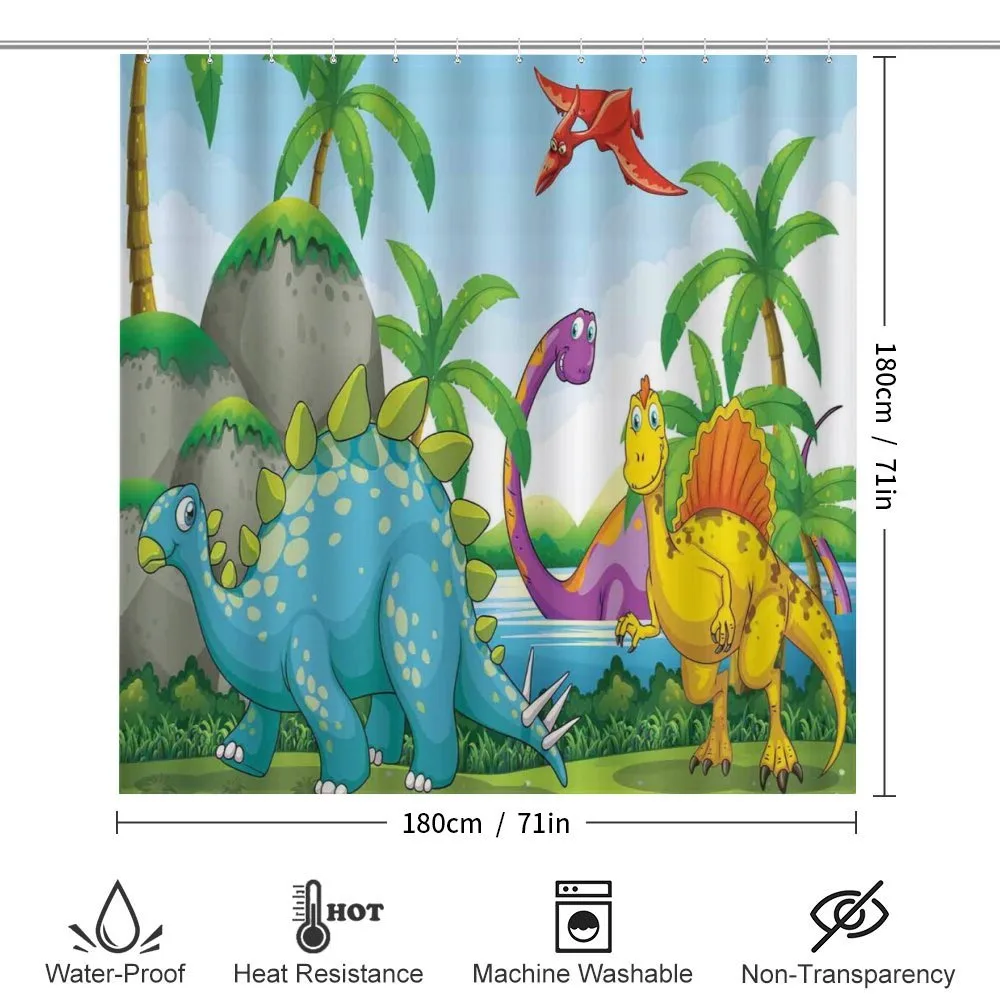 Dinosaurs in the Jungle — Detail 2