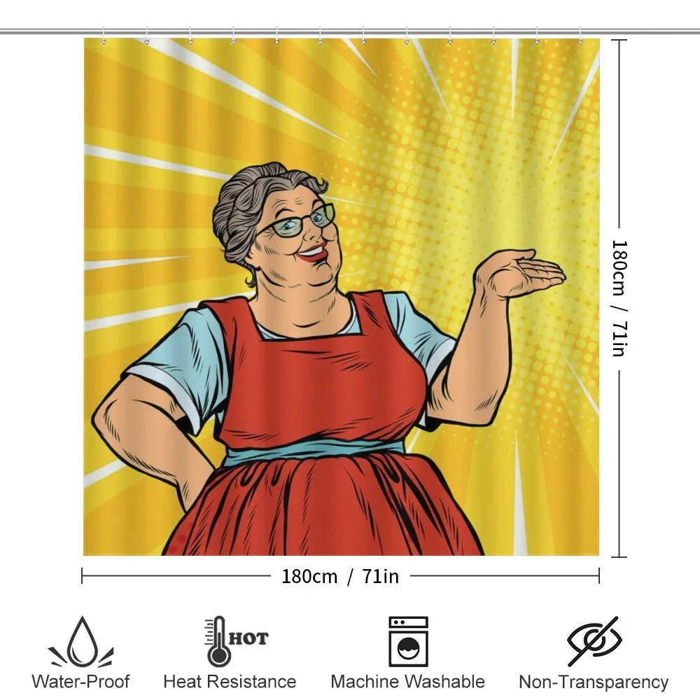 Grandma and Sunburst Effect — Detail 2