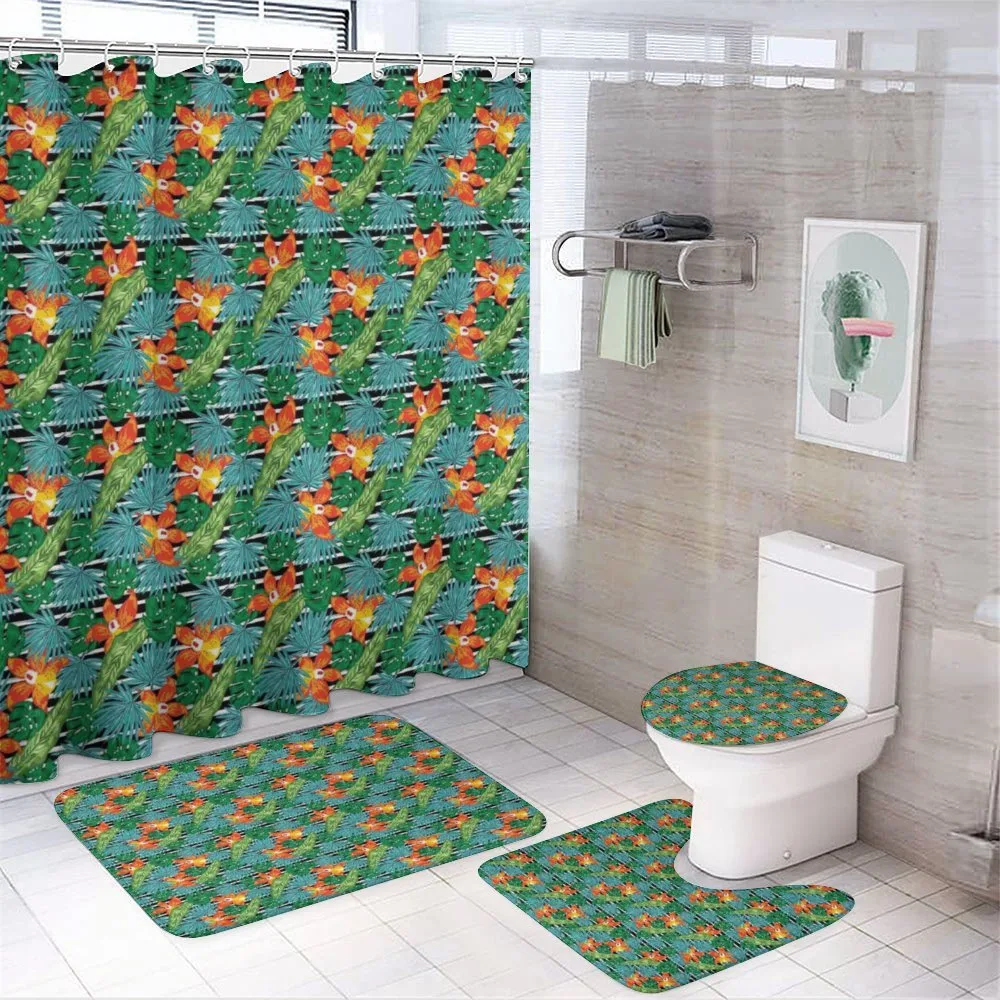 Heliconia Flowers and Palms — Your design