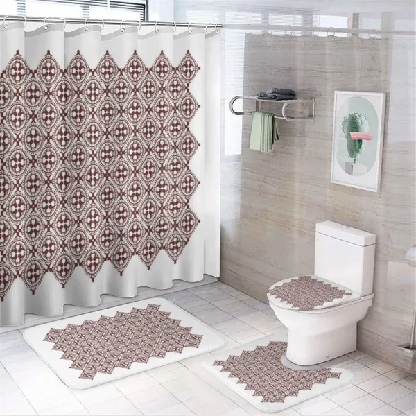 Javanese Vintage Batik on a shower curtain
