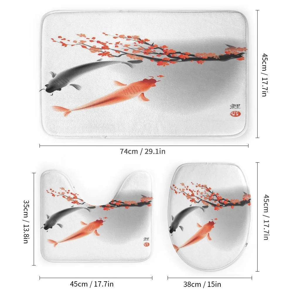 Koi Carp Fish Couple — Detail 1