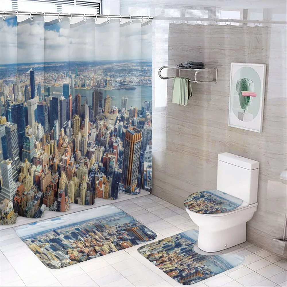 Manhattan USA Aerial View — Your design