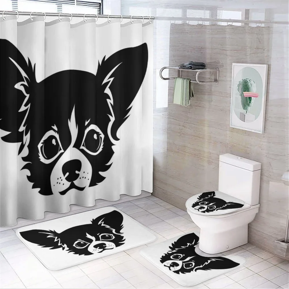 Monochrome Puppy Head — Your design