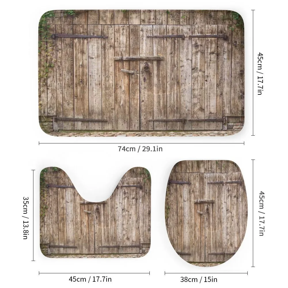 Old Oak Steel Door — Detail 1