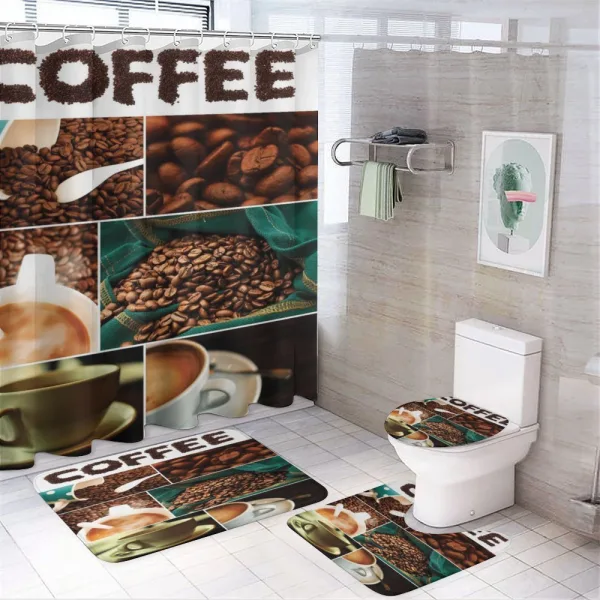 Photo Collage Relax Time on a shower curtain