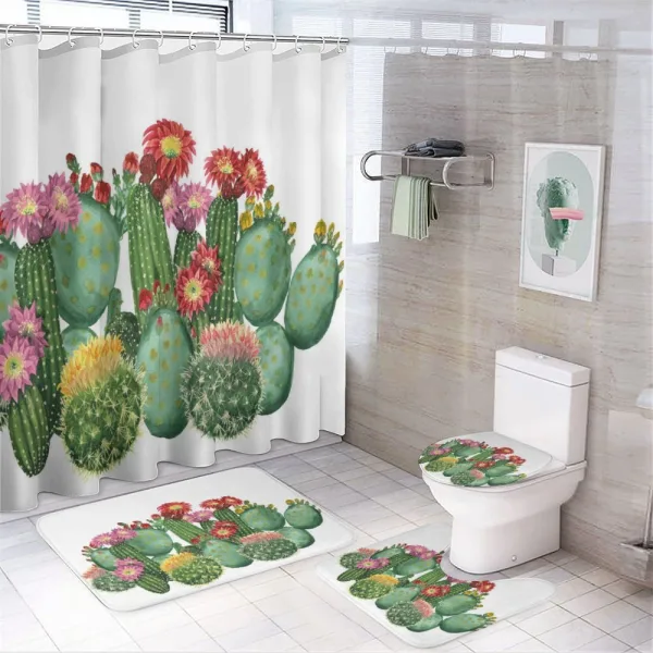 Saguaro Tropical Garden on a shower curtain