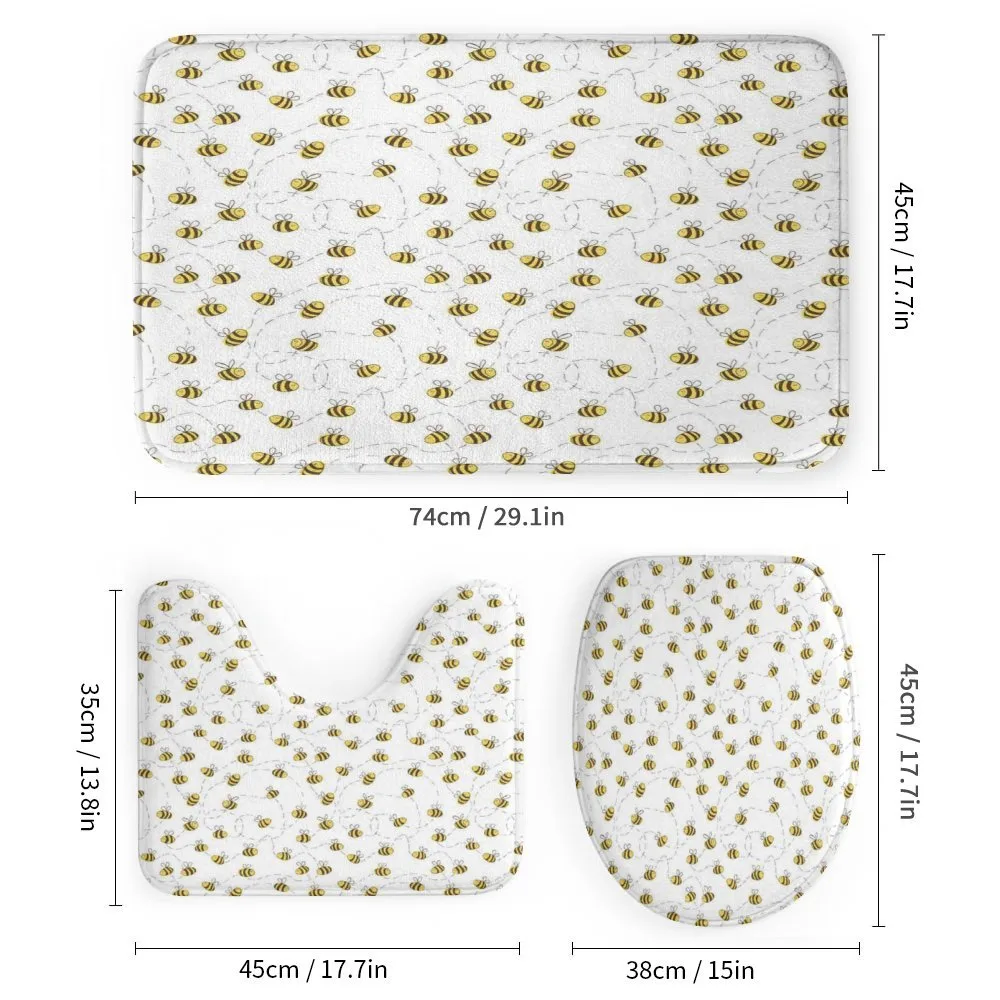 Simple Doodle Flying Bee — Detail 1