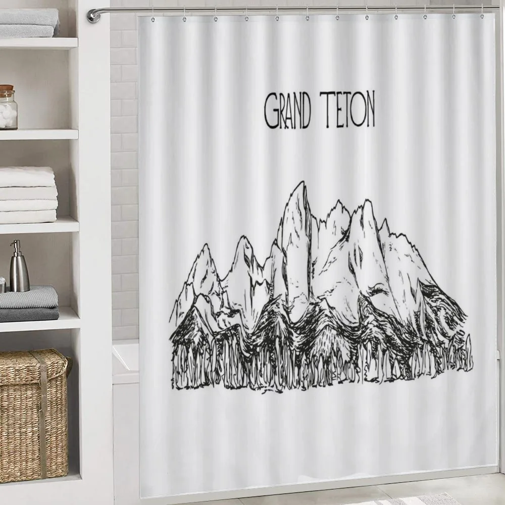 Simple Sketch Grand Teton — Detail 4