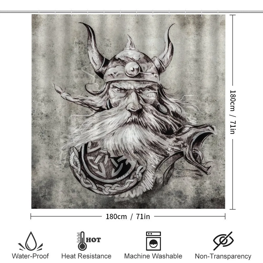 Sketchy Viking Warrior — Detail 2
