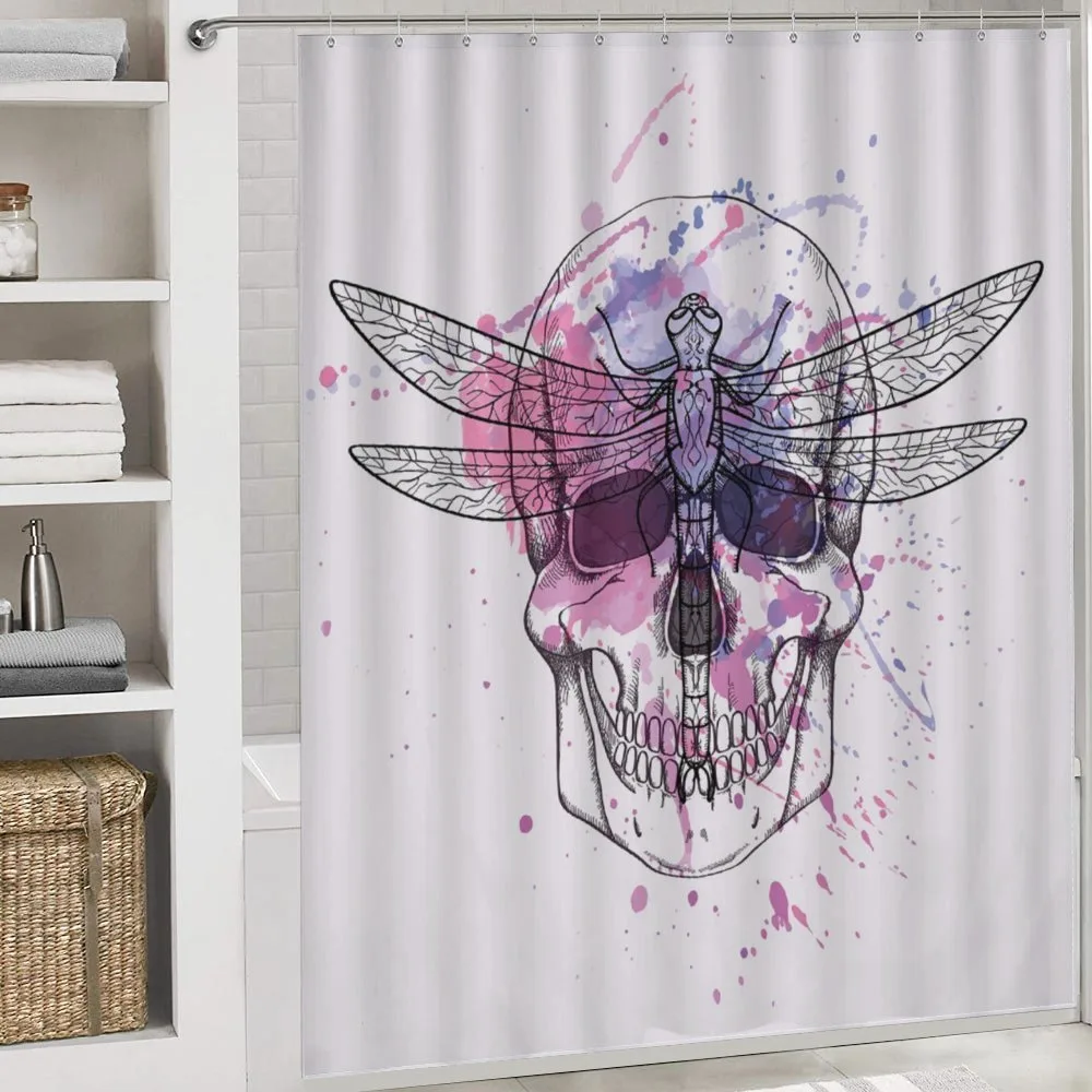Skull Dragonfly Grunge — Detail 4