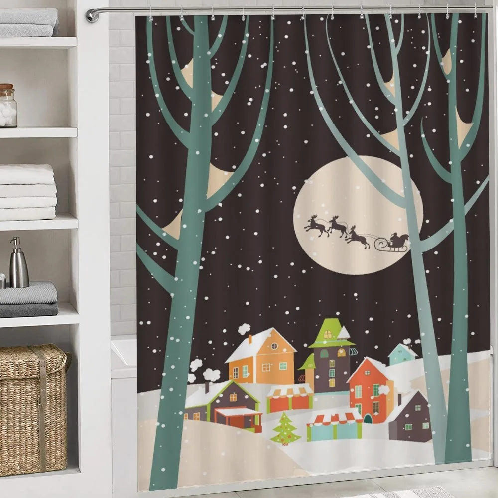 Snow Santa with Deer Town — Detail 4