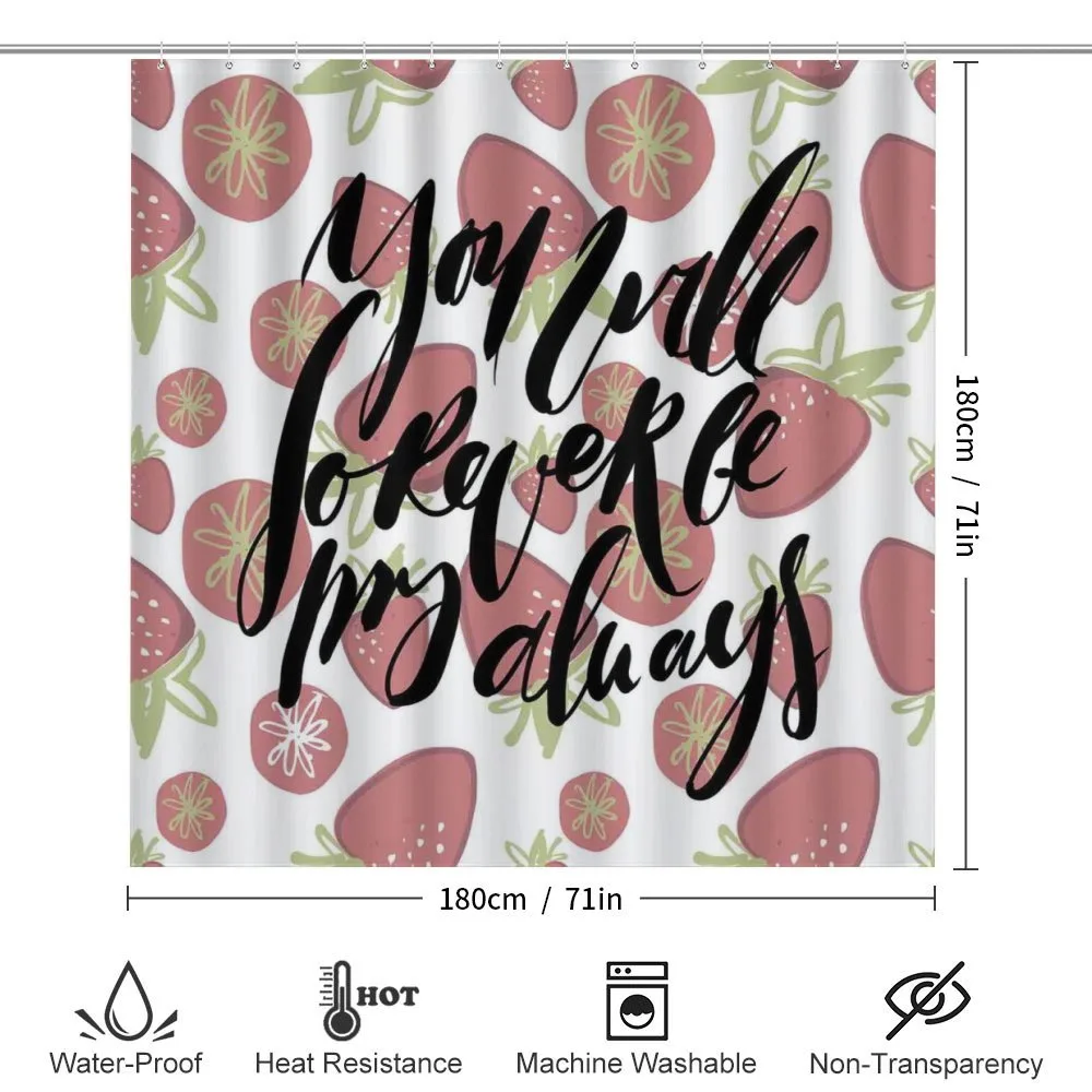 Strawberries Romantic Words — Detail 2
