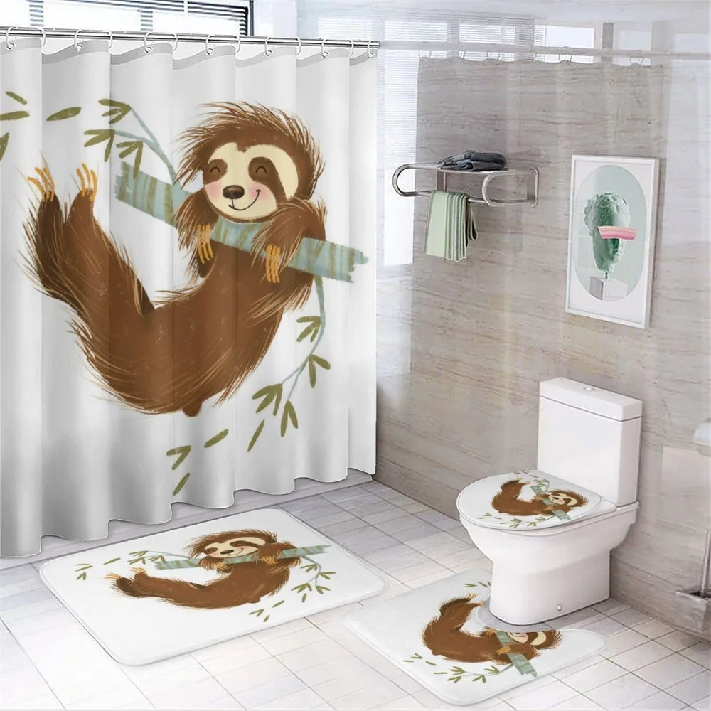 Cheerful Animal on Tree — Your design